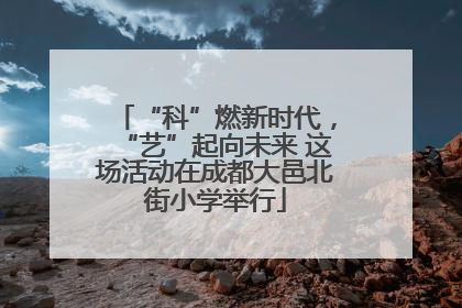 “科”燃新时代，“艺”起向未来 这场活动在成都大邑北街小学举行