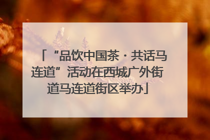 “品饮中国茶・共话马连道”活动在西城广外街道马连道街区举办