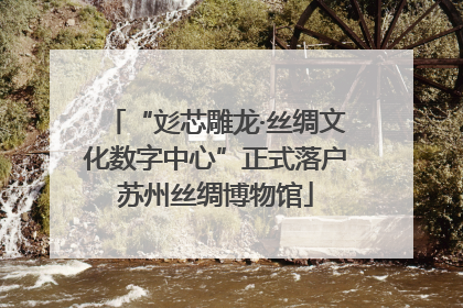 “彣芯雕龙·丝绸文化数字中心”正式落户苏州丝绸博物馆