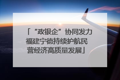 “政银企”协同发力 福建宁德持续护航民营经济高质量发展