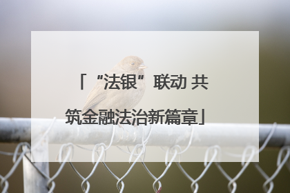 “法银”联动 共筑金融法治新篇章