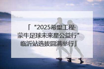 “2025希望工程·蒙牛足球未来星公益行”临沂站选拔圆满举行