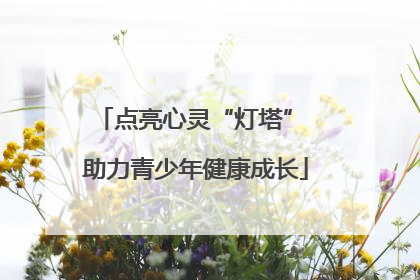 点亮心灵“灯塔” 助力青少年健康成长