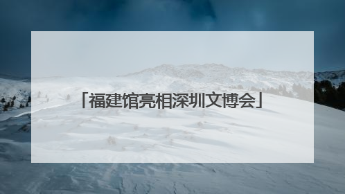 福建馆亮相深圳文博会
