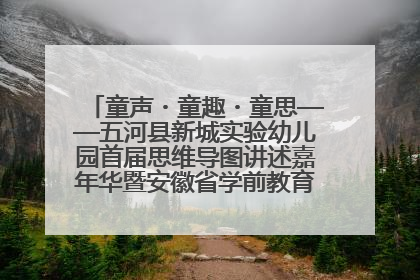 童声・童趣・童思——五河县新城实验幼儿园首届思维导图讲述嘉年华暨安徽省学前教育教研基地园项目阶段性成果展示活动
