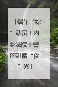端午“粽”动员！内乡法院干警的甜蜜“食”光
