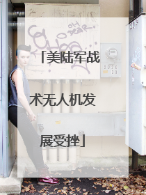 美陆军战术无人机发展受挫