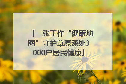 一张手作“健康地图”守护草原深处3000户居民健康