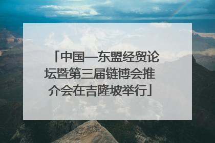 中国—东盟经贸论坛暨第三届链博会推介会在吉隆坡举行