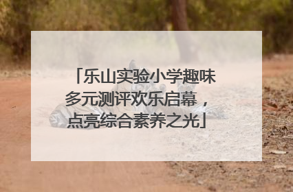 乐山实验小学趣味多元测评欢乐启幕，点亮综合素养之光