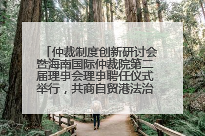 仲裁制度创新研讨会暨海南国际仲裁院第二届理事会理事聘任仪式举行，共商自贸港法治建设新路径