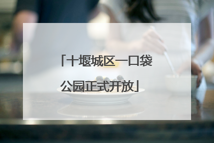 十堰城区一口袋公园正式开放