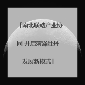南北联动产业协同 开启菏泽牡丹发展新模式