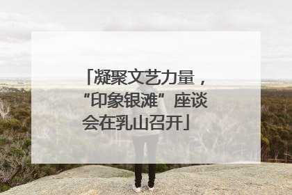 凝聚文艺力量，“印象银滩”座谈会在乳山召开