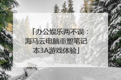 办公娱乐两不误：海马云电脑重塑笔记本3A游戏体验
