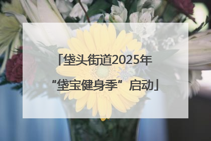 垡头街道2025年“垡宝健身季”启动