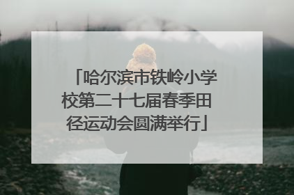 哈尔滨市铁岭小学校第二十七届春季田径运动会圆满举行
