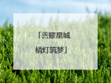 善耀星城 橘灯筑梦