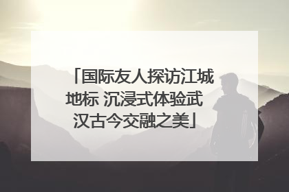国际友人探访江城地标 沉浸式体验武汉古今交融之美