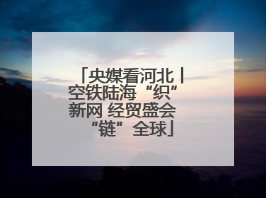 央媒看河北丨空铁陆海“织”新网 经贸盛会“链”全球