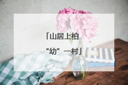 山居上柏 “幼”一村