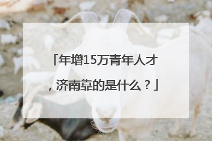 年增15万青年人才，济南靠的是什么？