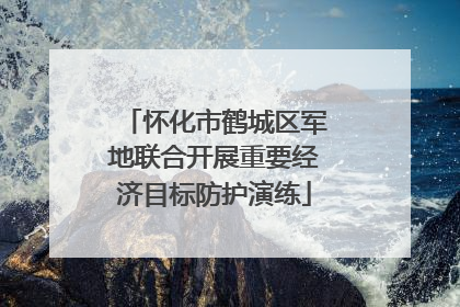 怀化市鹤城区军地联合开展重要经济目标防护演练