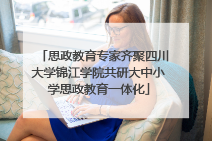 思政教育专家齐聚四川大学锦江学院共研大中小学思政教育一体化