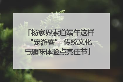 杨家界索道端午这样“宠游客” 传统文化与趣味体验点亮佳节