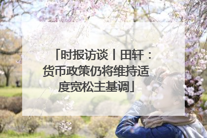时报访谈丨田轩：货币政策仍将维持适度宽松主基调