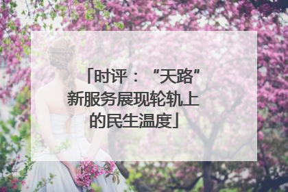 时评：“天路”新服务展现轮轨上的民生温度