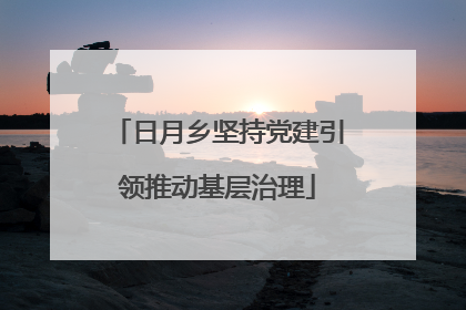 日月乡坚持党建引领推动基层治理