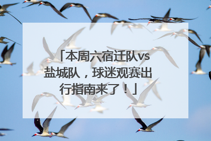 本周六宿迁队vs盐城队，球迷观赛出行指南来了！