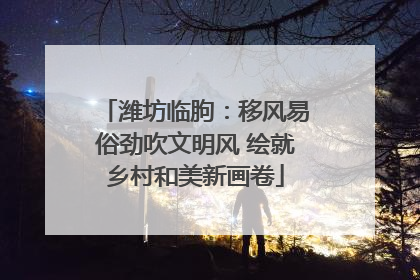 潍坊临朐：移风易俗劲吹文明风 绘就乡村和美新画卷