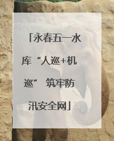 永春五一水库“人巡+机巡” 筑牢防汛安全网