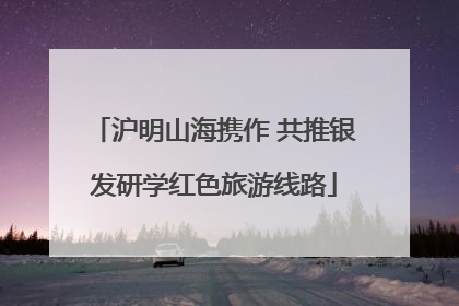 沪明山海携作 共推银发研学红色旅游线路