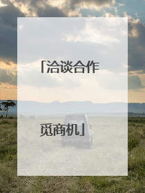 洽谈合作觅商机