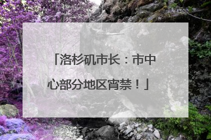 洛杉矶市长：市中心部分地区宵禁！