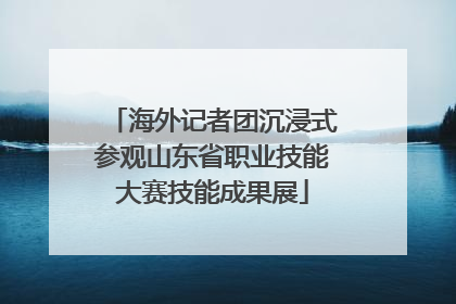 海外记者团沉浸式参观山东省职业技能大赛技能成果展