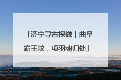 济宁寻古探微｜曲阜霸王坟，项羽魂归处