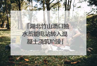 湖北竹山潘口抽水蓄能电站转入混凝土浇筑阶段
