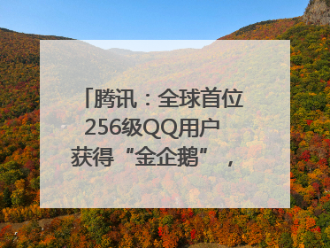 腾讯：全球首位256级QQ用户获得“金企鹅”，送限量版神秘惊喜等礼物