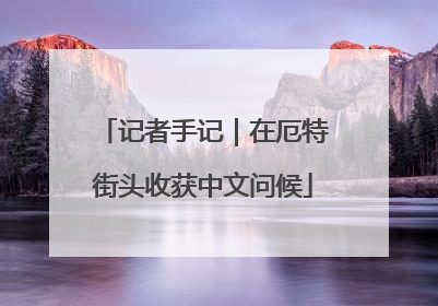 记者手记｜在厄特街头收获中文问候