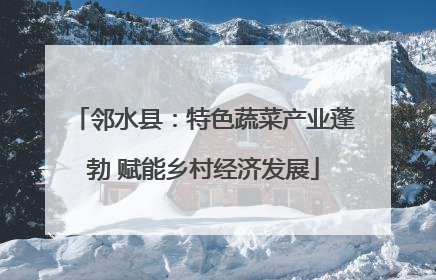 邻水县：特色蔬菜产业蓬勃 赋能乡村经济发展