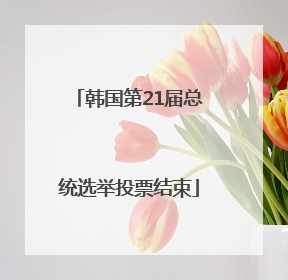 韩国第21届总统选举投票结束