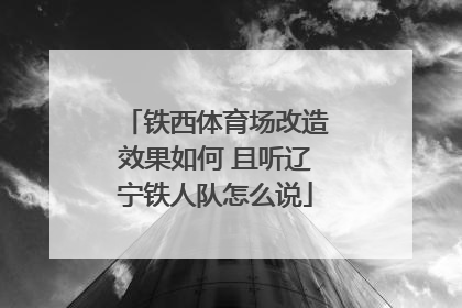 铁西体育场改造效果如何 且听辽宁铁人队怎么说