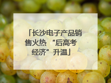 长沙电子产品销售火热 “后高考经济”升温