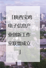 陕西宝鸡电子信息产业创新工作室联盟成立