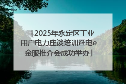 2025年永定区工业用户电力座谈培训暨电e金服推介会成功举办