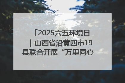 2025六五环境日｜山西省沿黄四市19县联合开展“万里同心，共护黄河”环保志愿者助力一泓清水入黄河公益活动